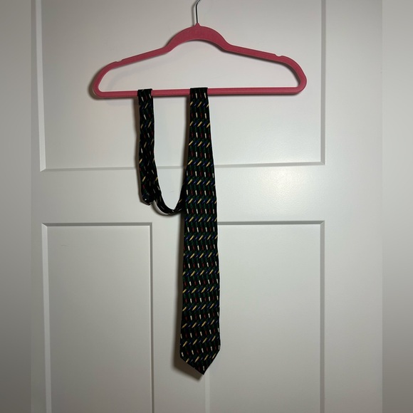 Silk Christmas lights tie, FN Brand - Picture 2 of 6